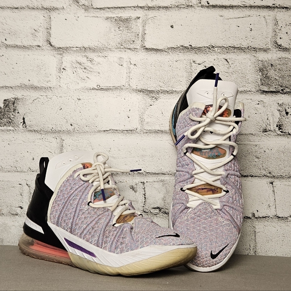 Nike LeBron Knit Basketball Shoes Air Max Cushion Size 10 CQ9283-900